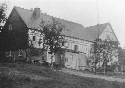 Das Geburtshaus des Verfassers um 1936